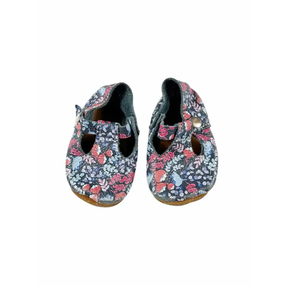 Mon Petit Handmade Shoes Liberty London Limited Edition T-Strap Leather size 5